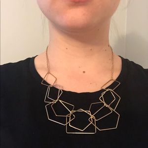 Gold Geometric Necklace / 2 for 10